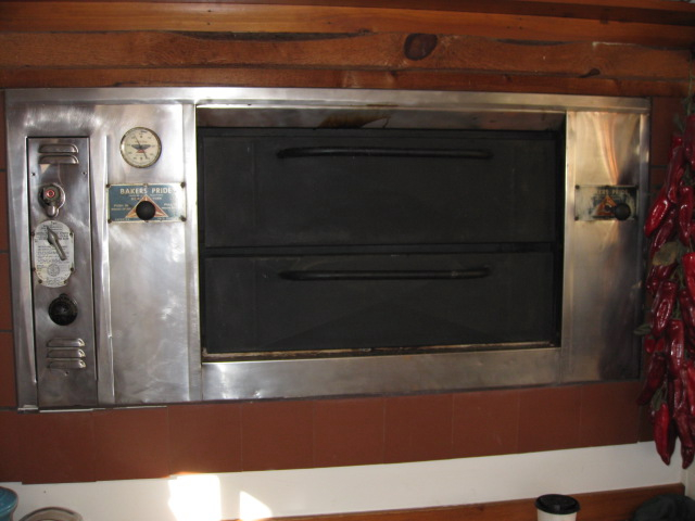 Oven closed