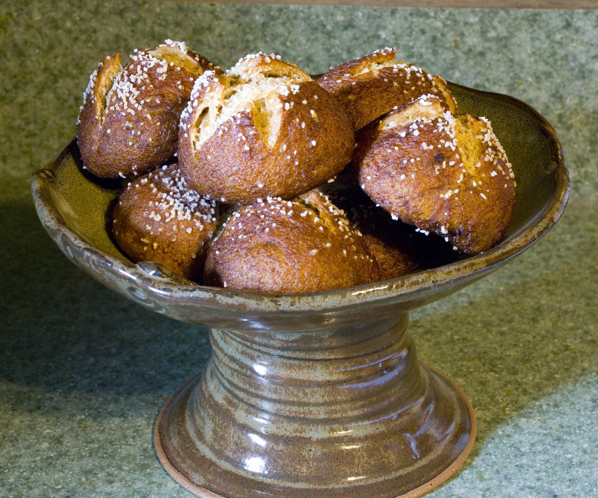 Sourdough Beer Pretzel Rolls with Caramelized Onions The Fresh Loaf