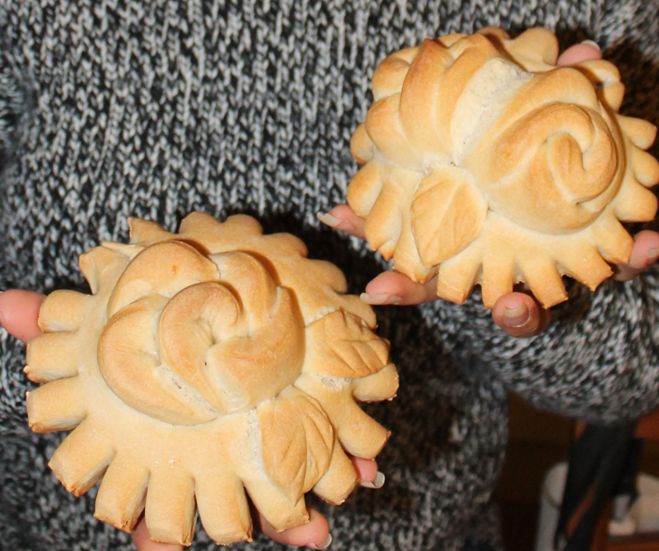 Decorated bread with stiff dough The Fresh Loaf
