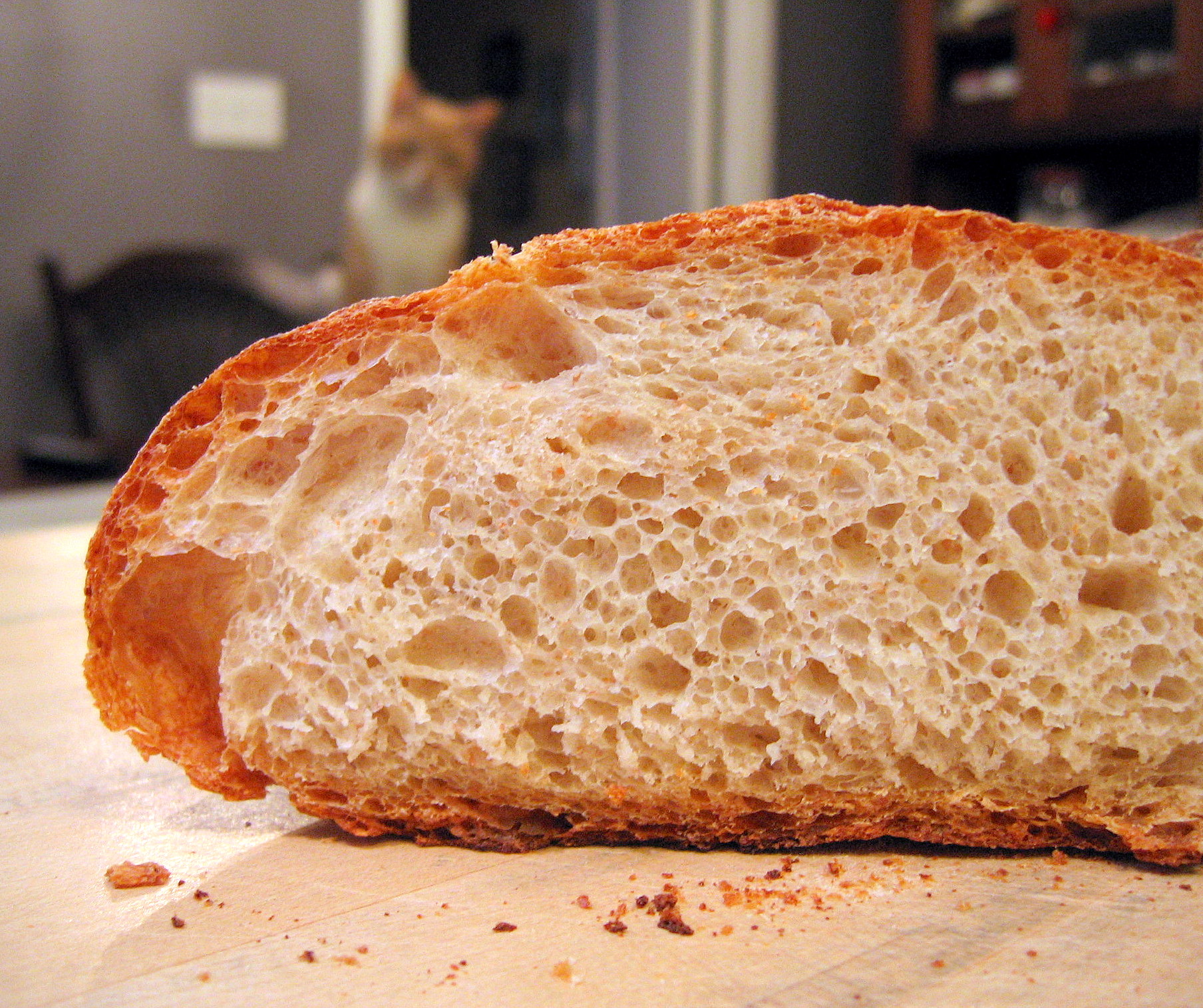 White bread with overnight poolish The Fresh Loaf