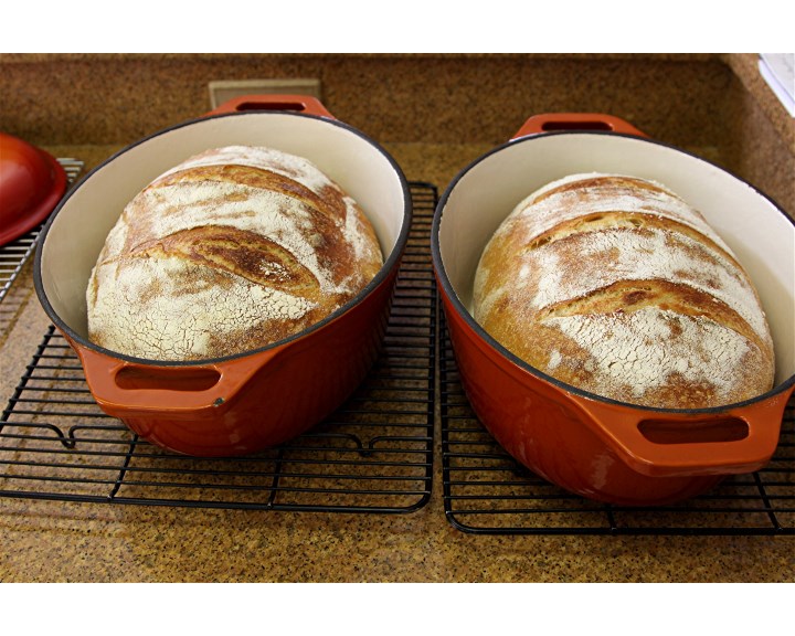 Dutch Oven Baking Atta Durum Flour and K.A. Bread Flour The Fresh Loaf