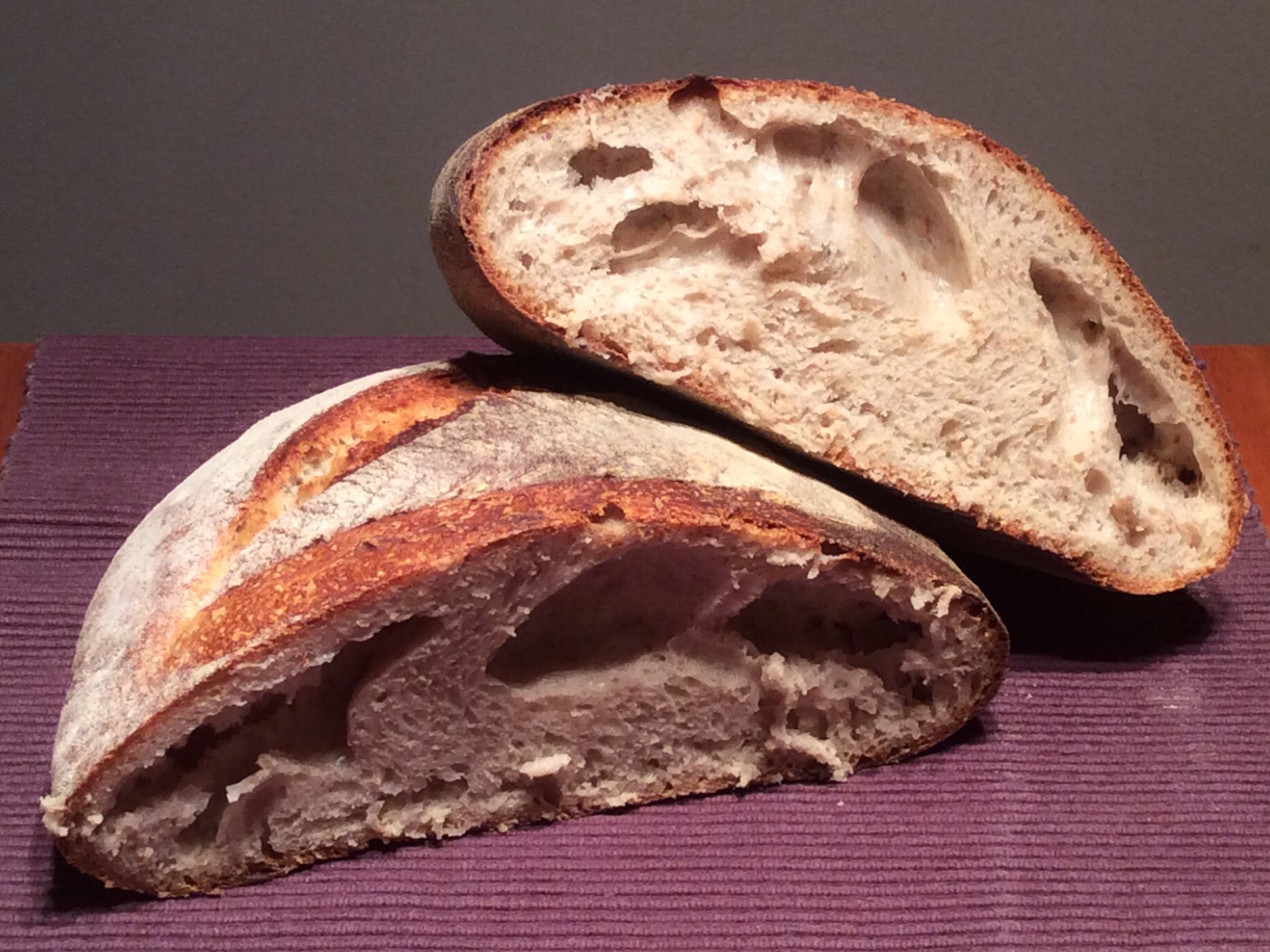 Gluey crumb with flying crust The Fresh Loaf