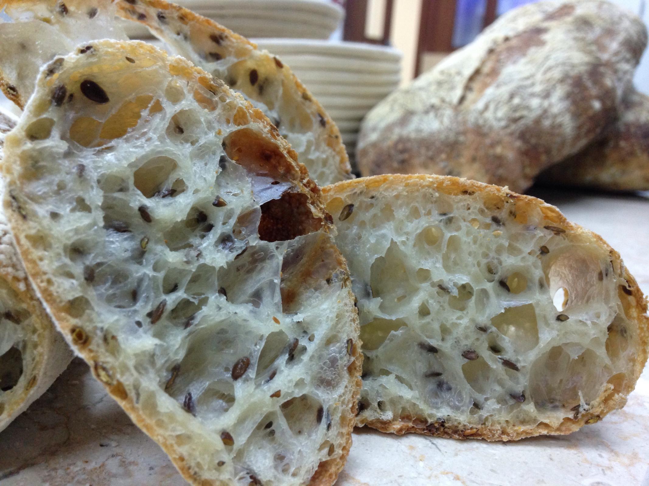 Sourdough flaxseed 80 hydration The Fresh Loaf