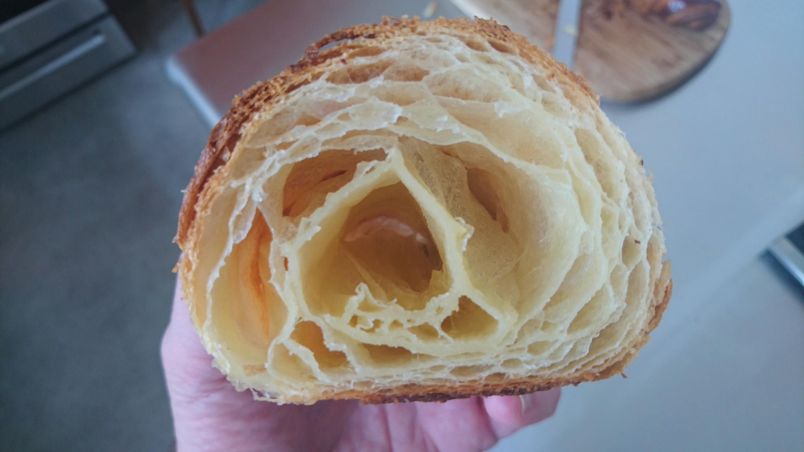 croissant with dense center structure?!? The Fresh Loaf