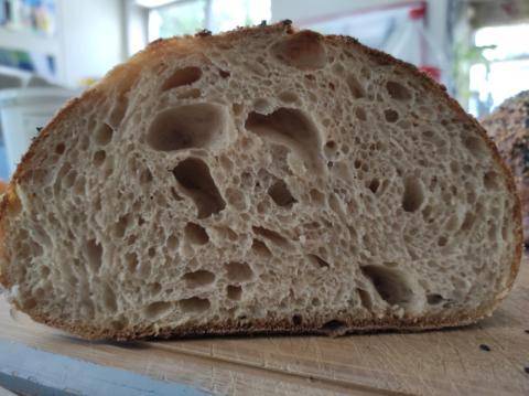 Happy with the crumb