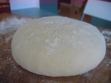 Rising dough