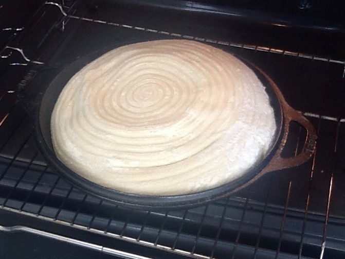 collapsed dough