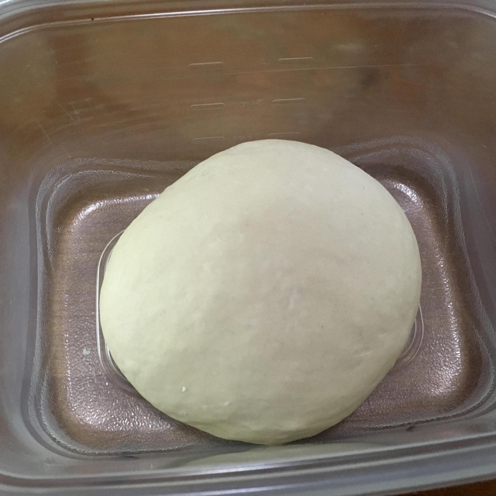 Dough before bulk ferment