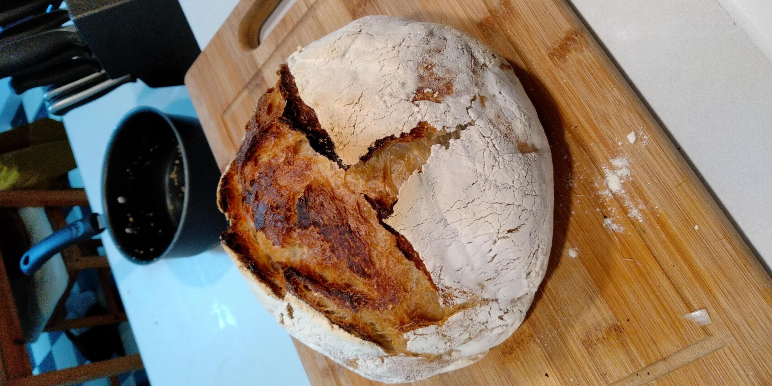 Another great albeit slightly too floury boule