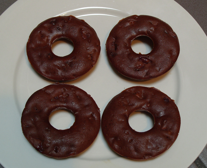 Sourdough Chocolate Cherry Donuts