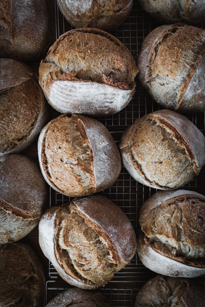 Set of loaves for farmer's market