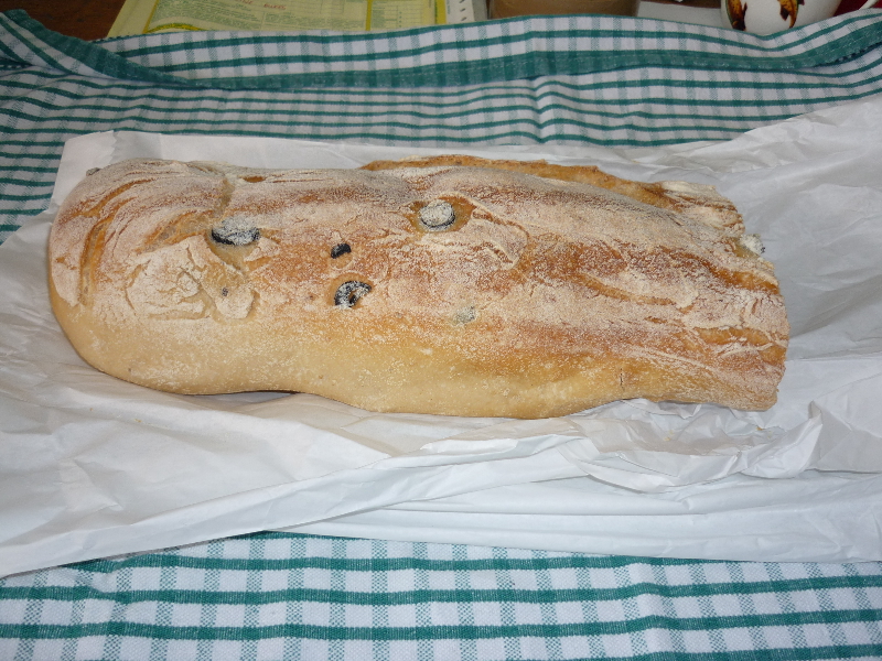 olive ciabatta The Fresh Loaf
