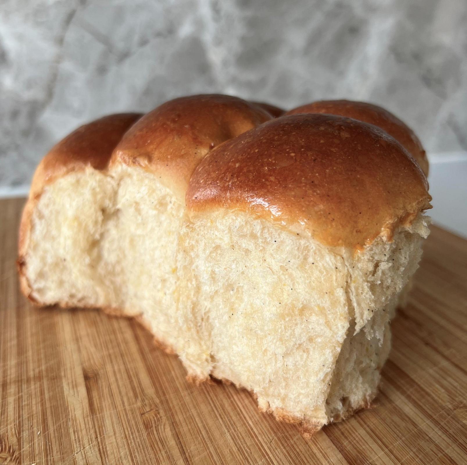 Portuguese sweet bread baked 4