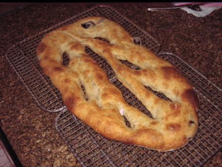 fougasse with olives
