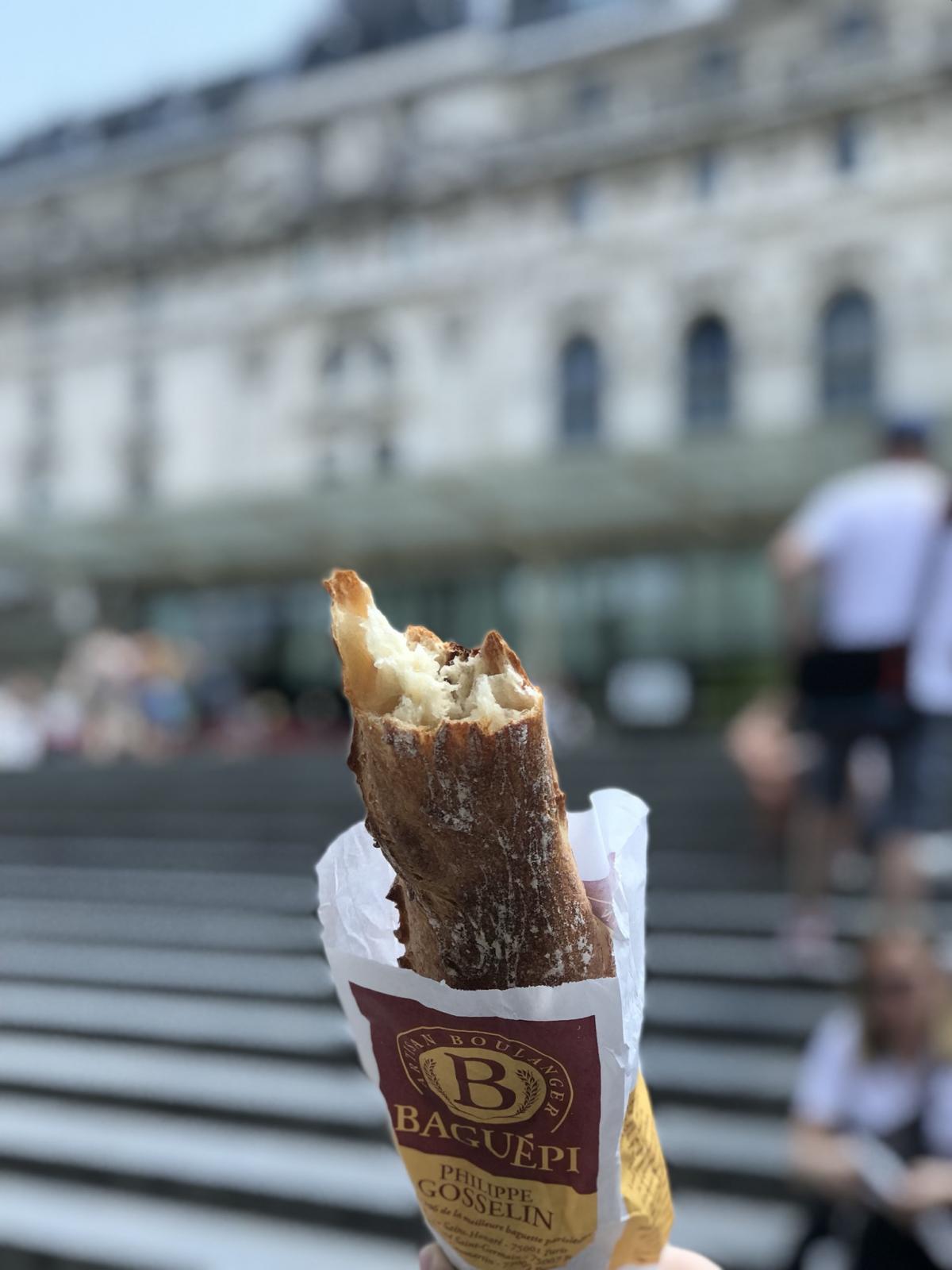 Gosselin baguette outside Musee d’Orsay