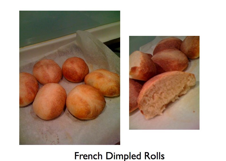 French Dimpled Rolls - Baked
