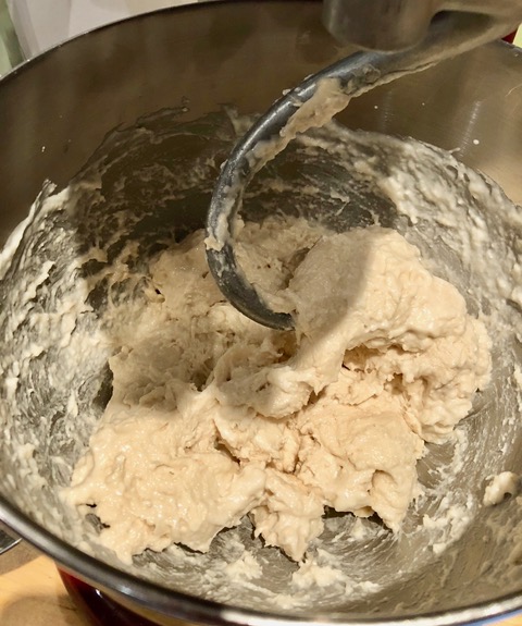 Banh Mi dough mixing