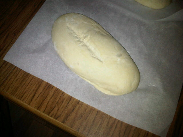 Ciabatta ready for the oven