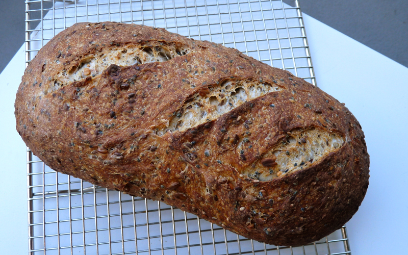 Jeffrey Hamelman's sourdough seed bread The Fresh Loaf