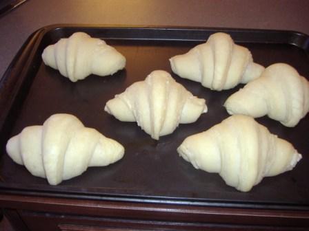 Proofed Croissants