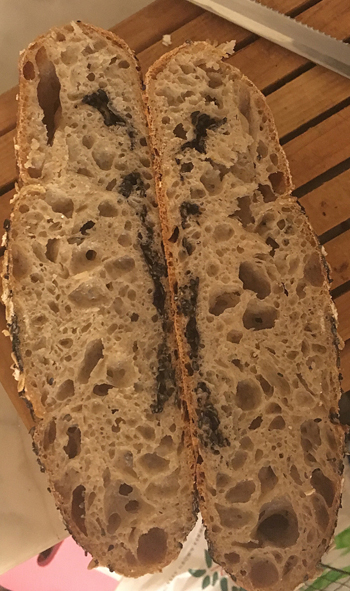 two slices of sourdough bread