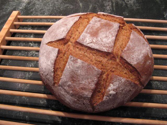 Cooling rye bread