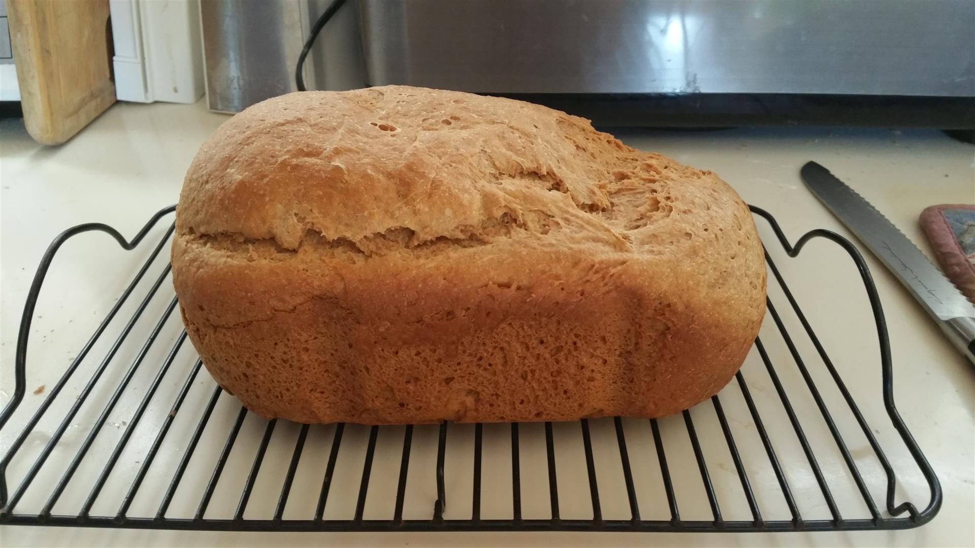 Whole Loaf-Just out of the breadmachine