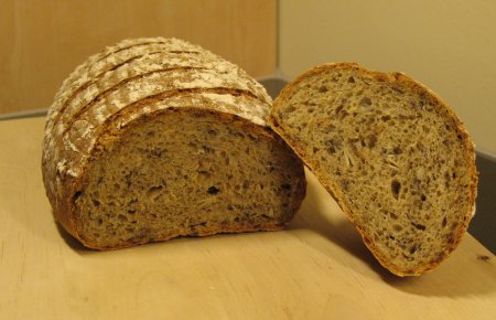 Hamelman's Five grain rye sourdough