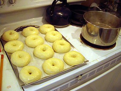 making bagels
