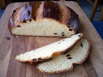 sweet corn raisin bread complete