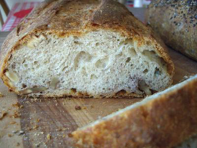 inside walnut loaf