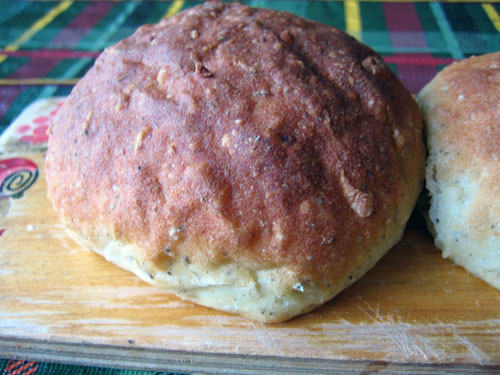 potato rosemary rolls