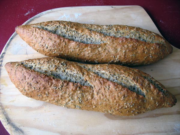 flax seed wheat bread