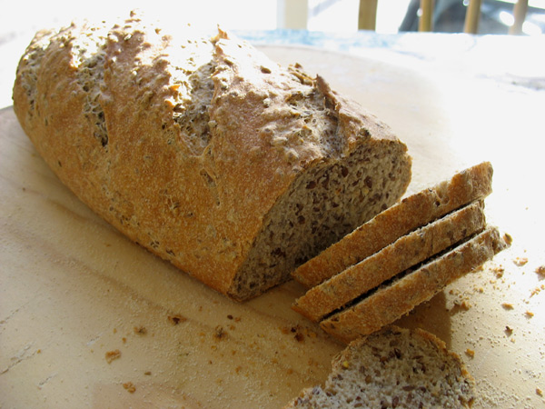 flax seed wheat bread