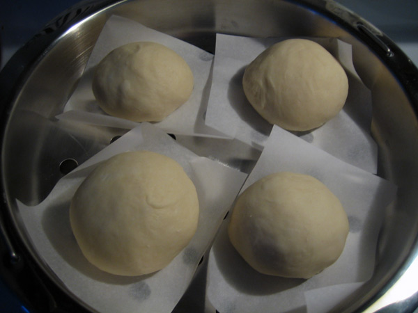 red bean buns