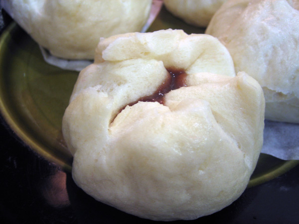 red bean buns