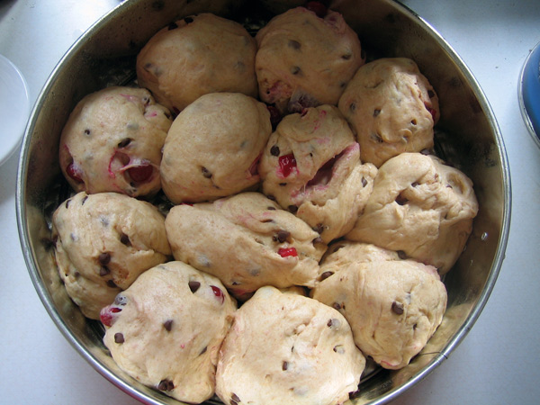 Cranberry-Chocolate Sweet Buns