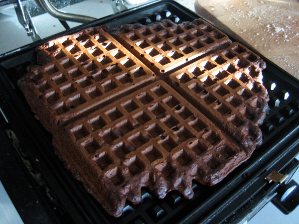 burnt waffle