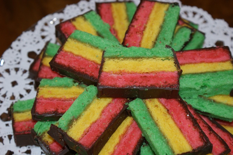 Rainbow Cookies