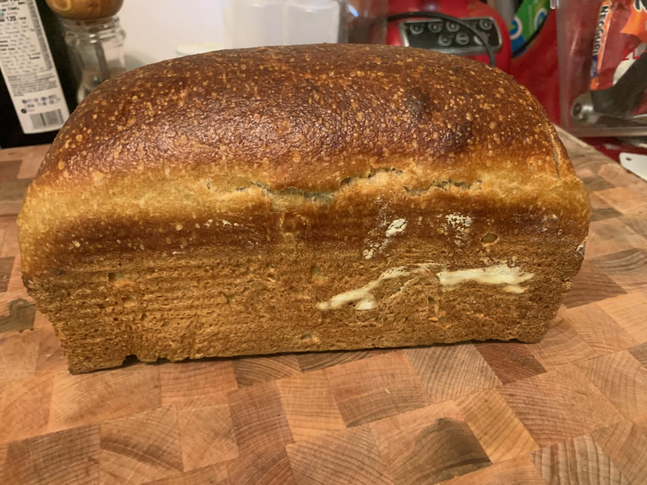 A simple sourdough pan loaf The Fresh Loaf