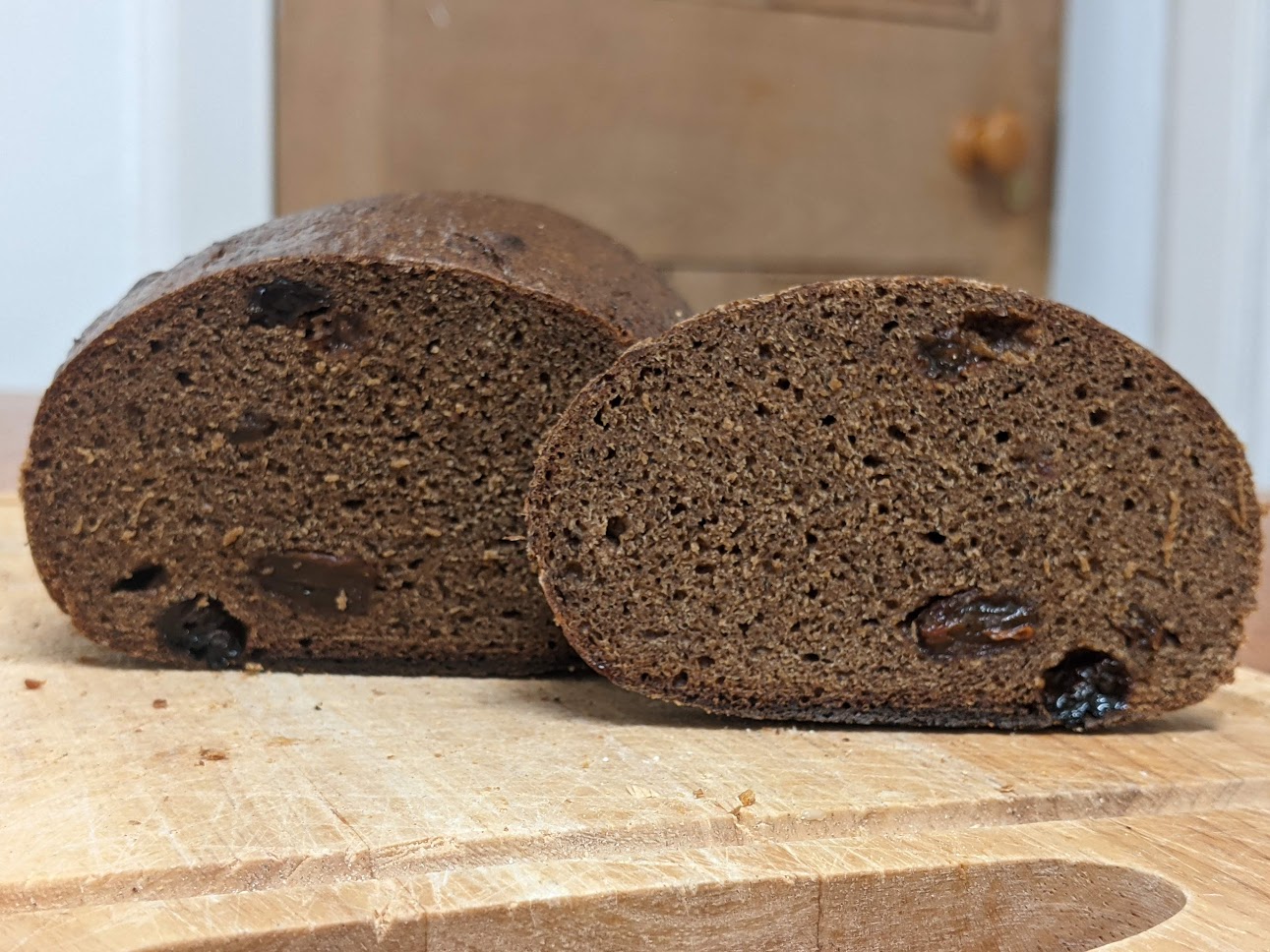 Scalded 100 whole rye bread with raisins (CLAS!) The Fresh Loaf
