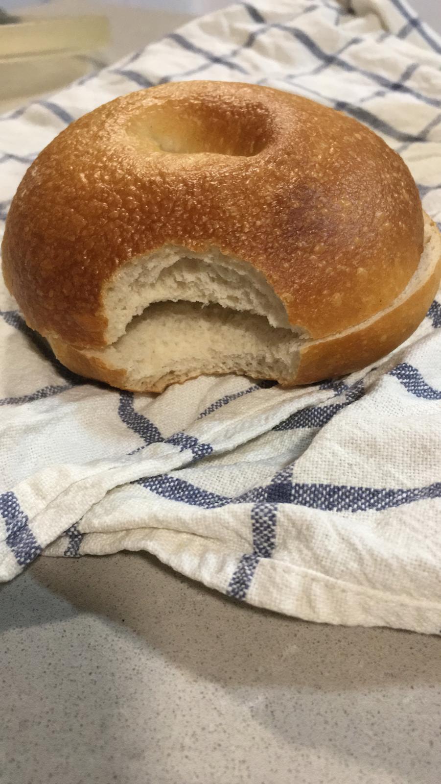 BAGELS ARE FLAT WHEN BITTEN The Fresh Loaf