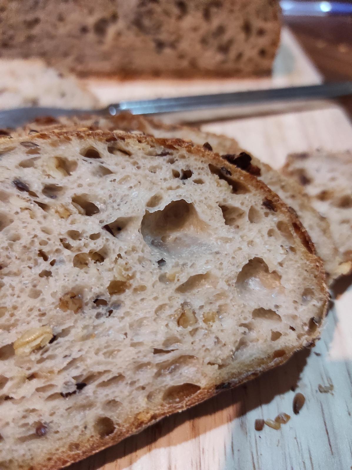 Oat and flax soaker bread The Fresh Loaf