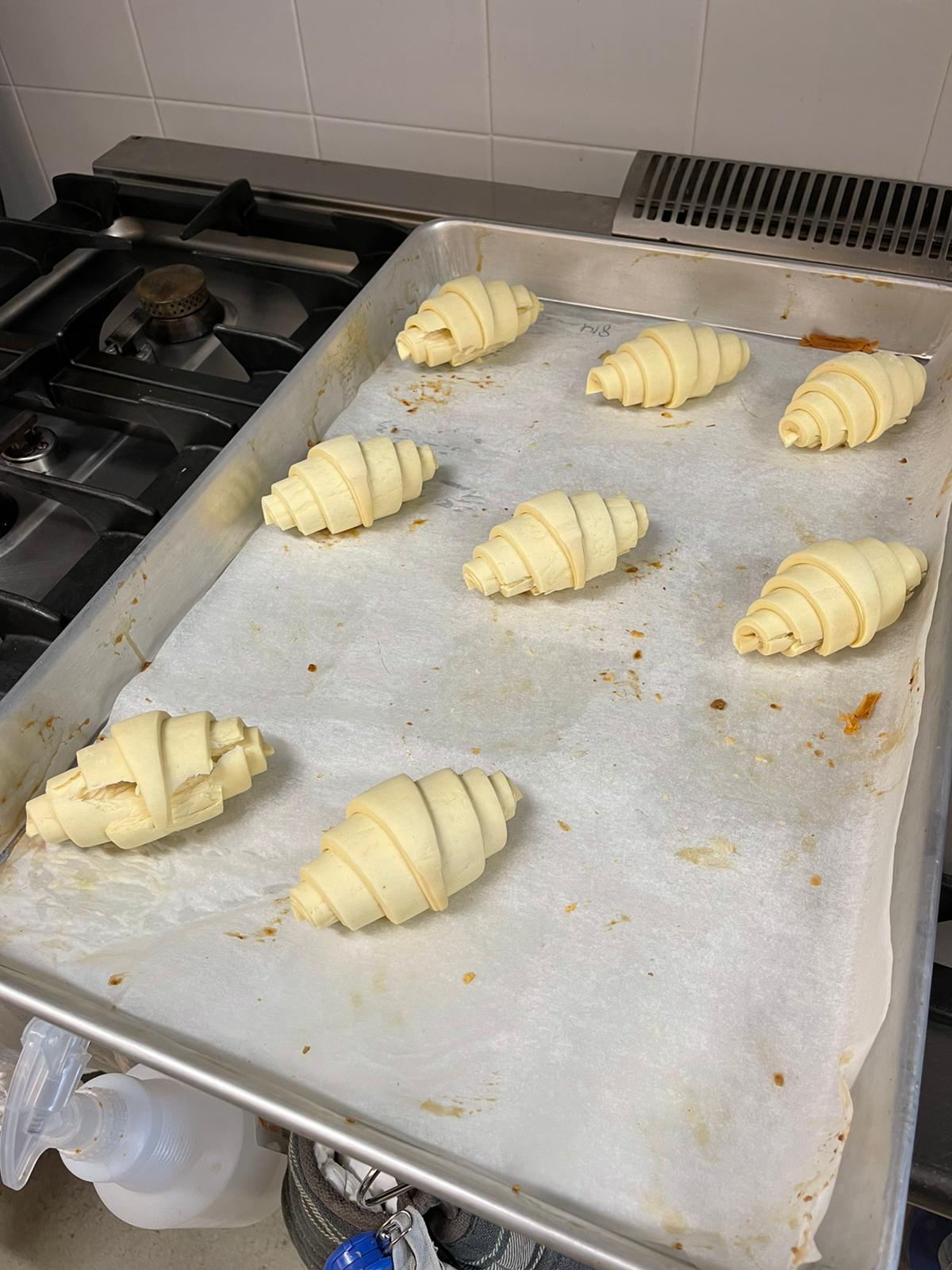 Croissant breaks in fridge The Fresh Loaf