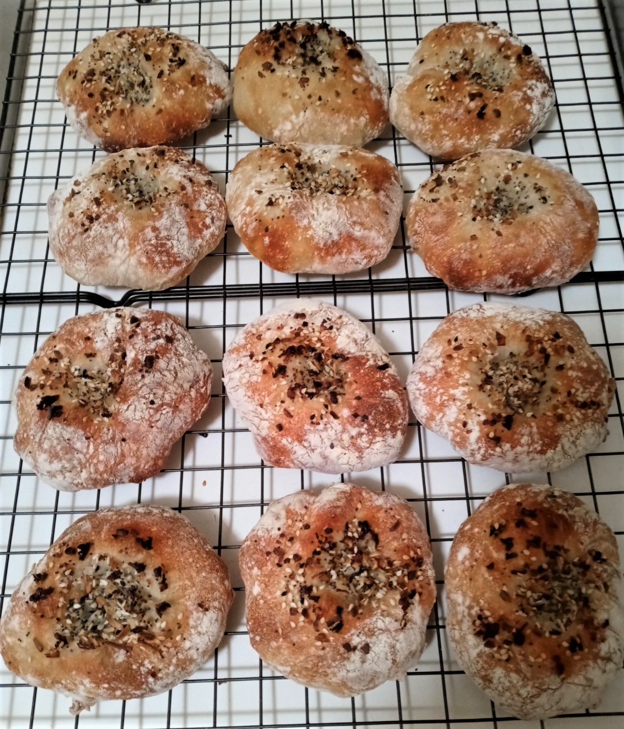 NY Style Bialys Everything Onion The Fresh Loaf