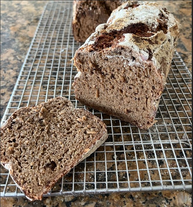 Ginger-Plum Bread   Zwetschgen-Ingwer Brot (Germany)