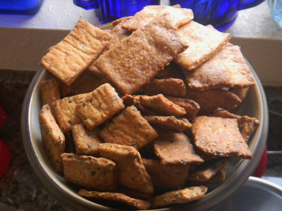 CeciC’s Crackers with Added Yeast Water. The Fresh Loaf