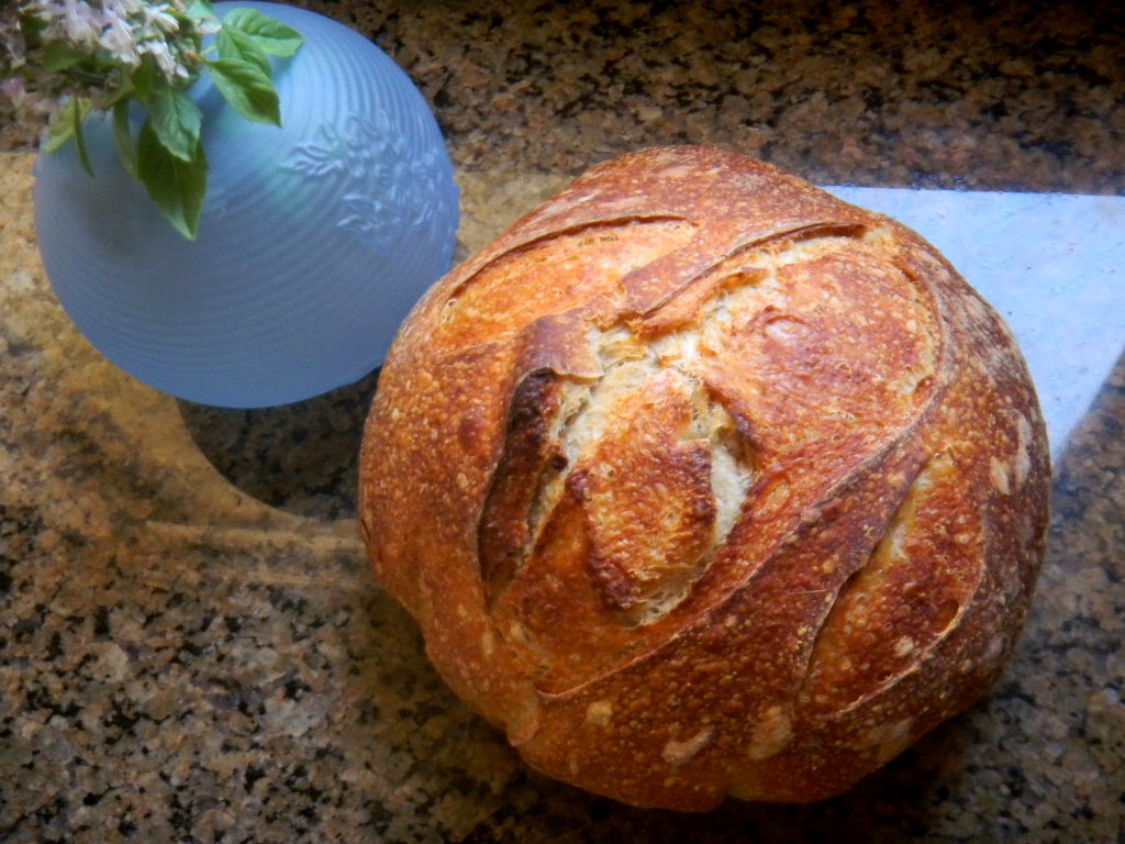 Sprouted 4 Grain Sourdough White Bread with 40 Hour Retard and Yogurt