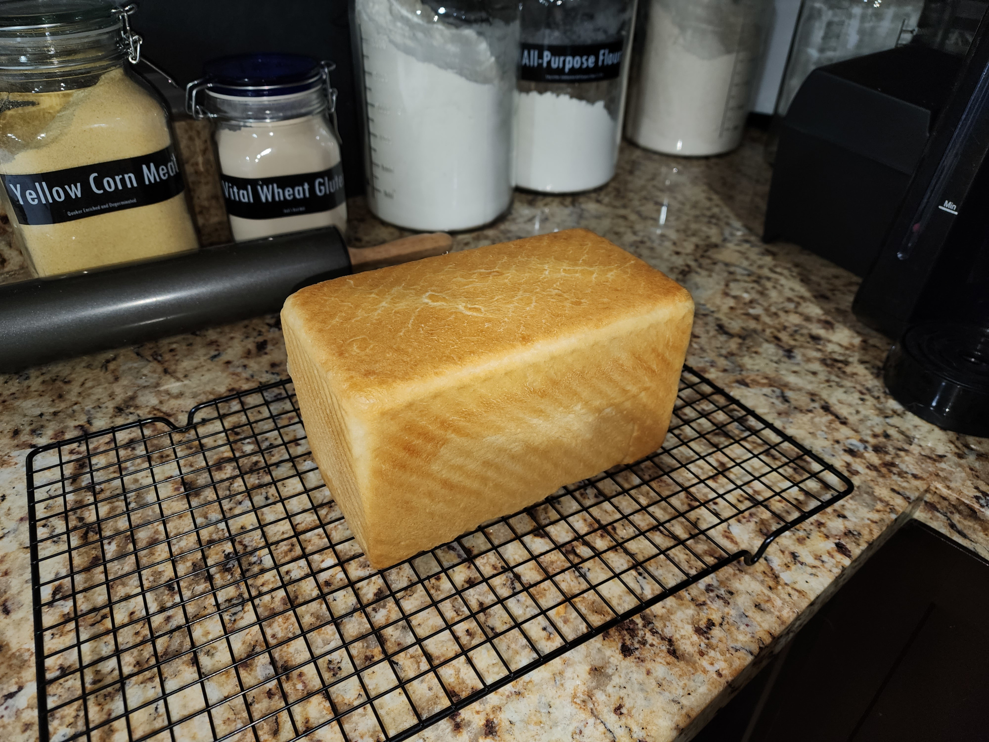 Sandwich Loaf in a Pullman pan