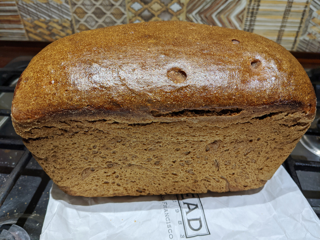 60 dark rye, 20 SG HE wheat The Fresh Loaf